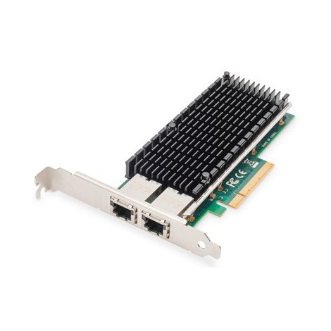 Digitus 10Gbps Dual Port Ethernet Server adapter PCIe X8, Intel X540 BT2